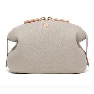 Dagne Dover large bone white Lola pouch